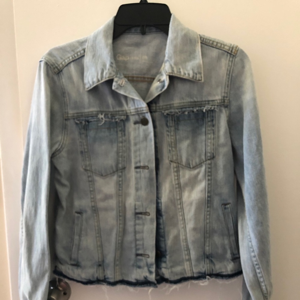 Gap Frayed Jean Jacket